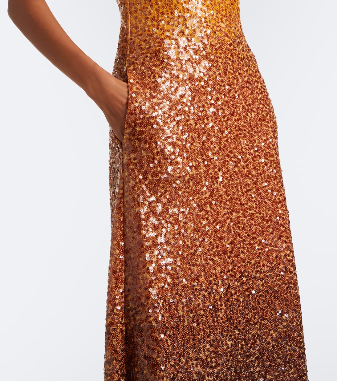 Christopher Esber - Ombré sequined gown