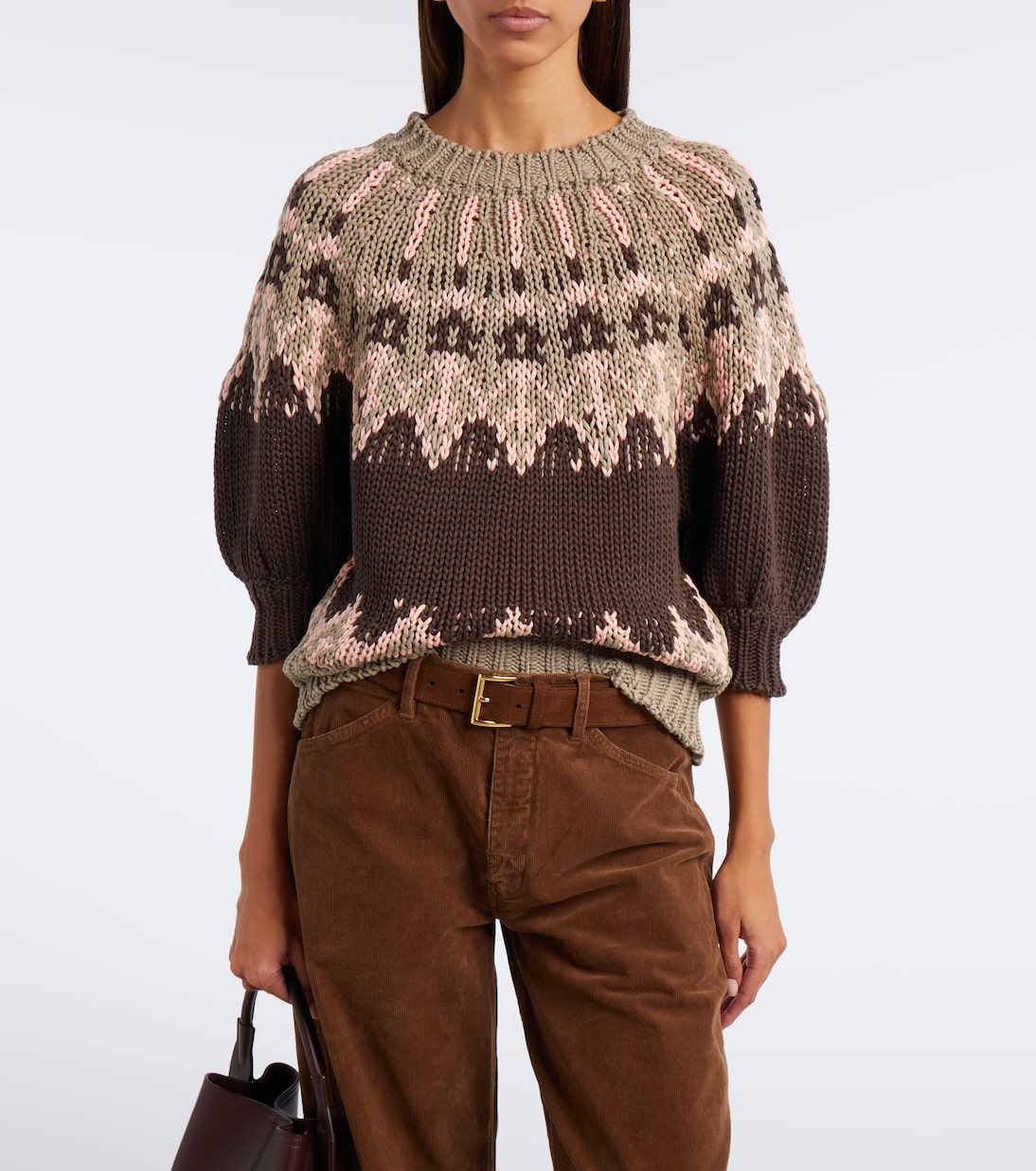 Altuzarra - Marty Fair Isle cotton sweater