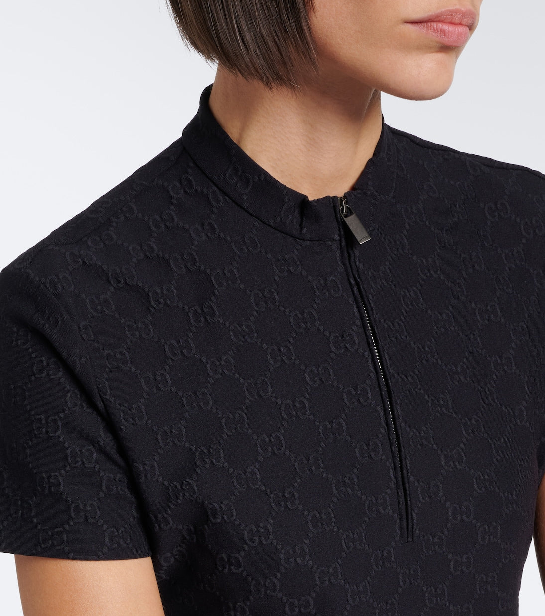 Gucci - GG jacquard jersey top