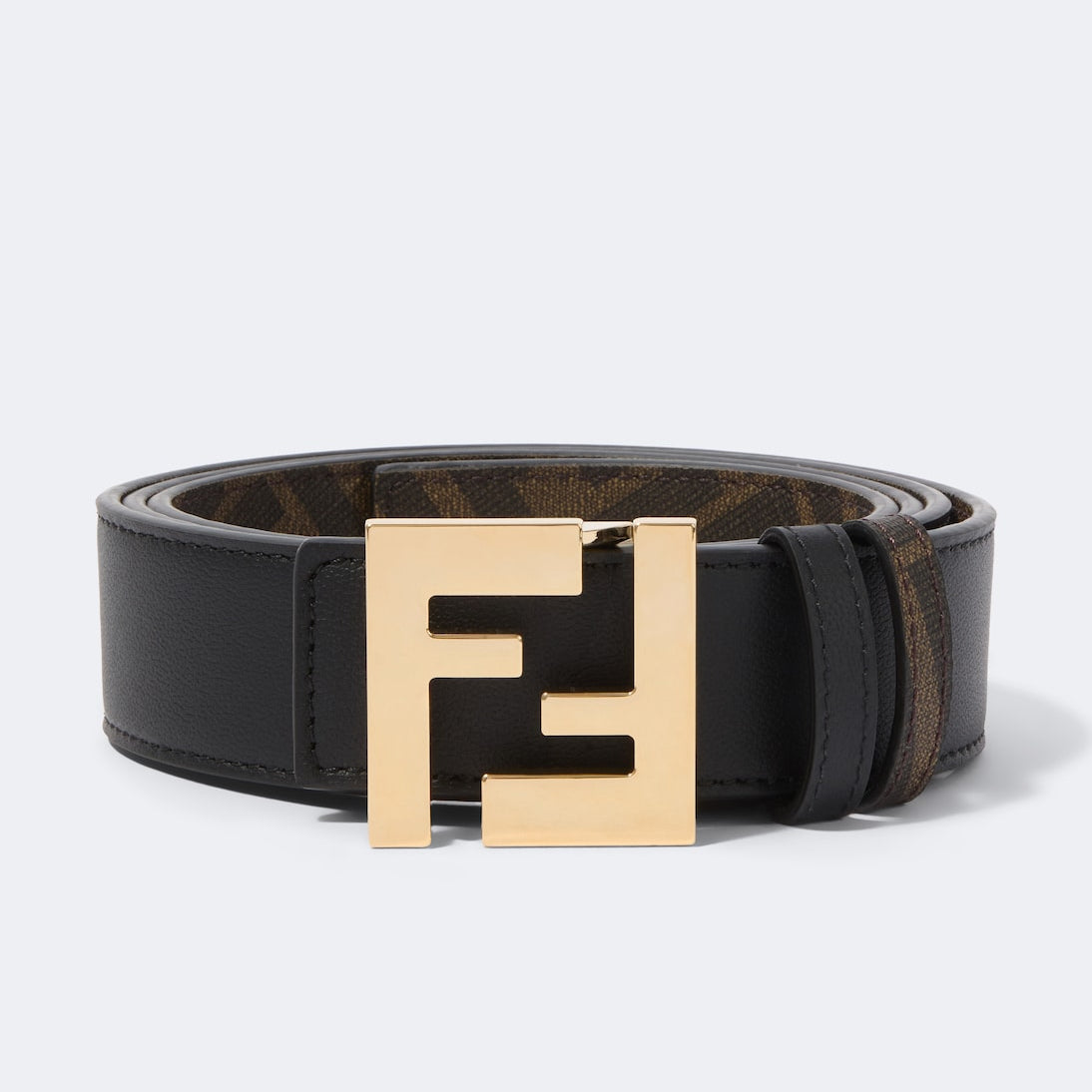 Fendi - FF Zucca reversible leather belt