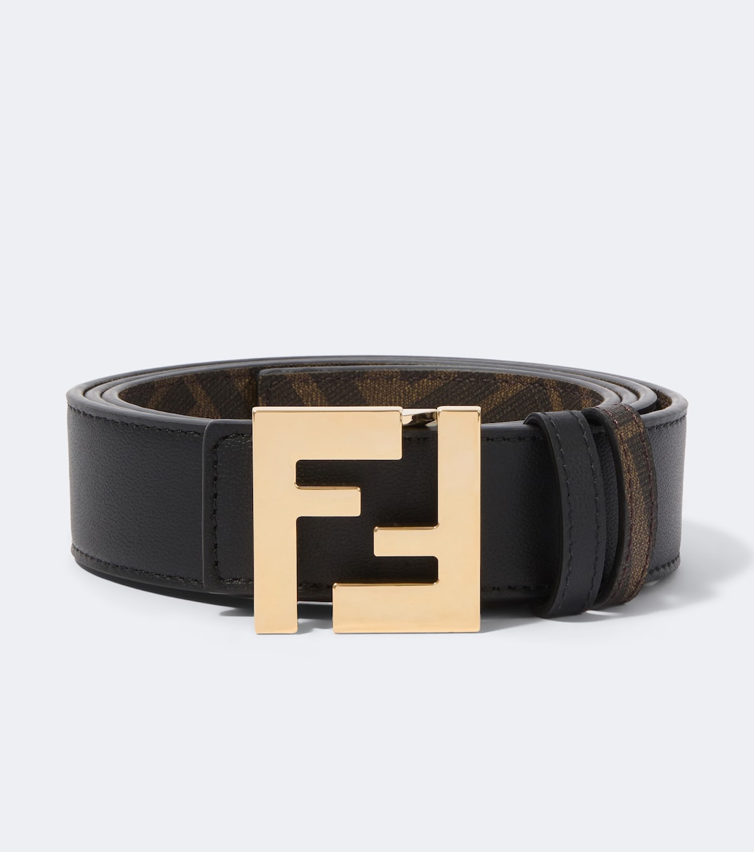 Fendi - FF Zucca reversible leather belt