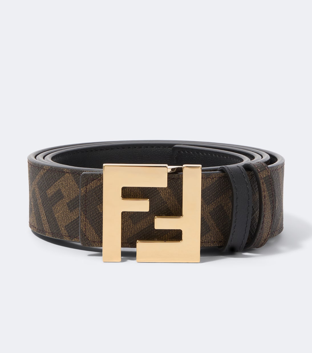 Fendi - FF Zucca reversible leather belt