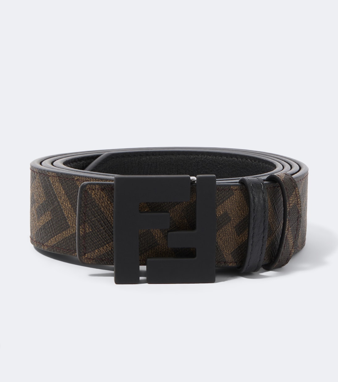Fendi - FF Zucca reversible leather belt