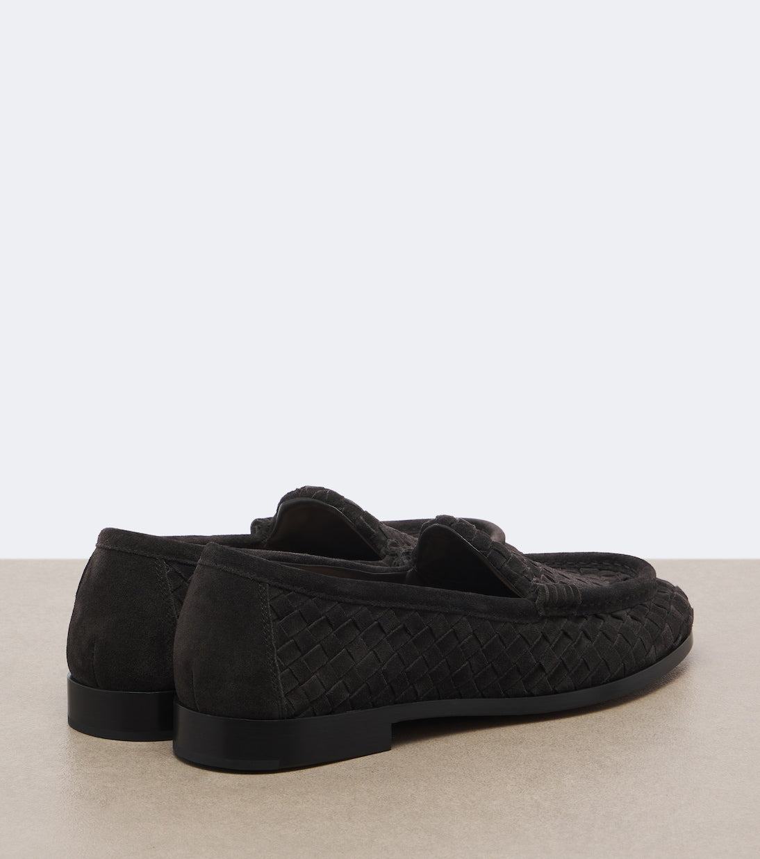 Bottega Veneta - Silenzio Intrecciato suede loafers