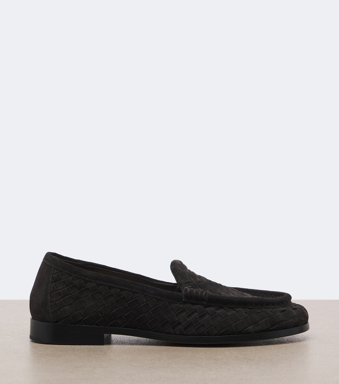 Bottega Veneta - Silenzio Intrecciato suede loafers