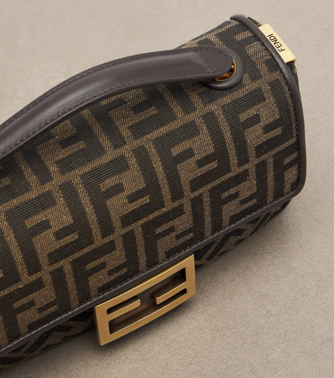Fendi - Baguette® Mini FF Zucca shoulder bag