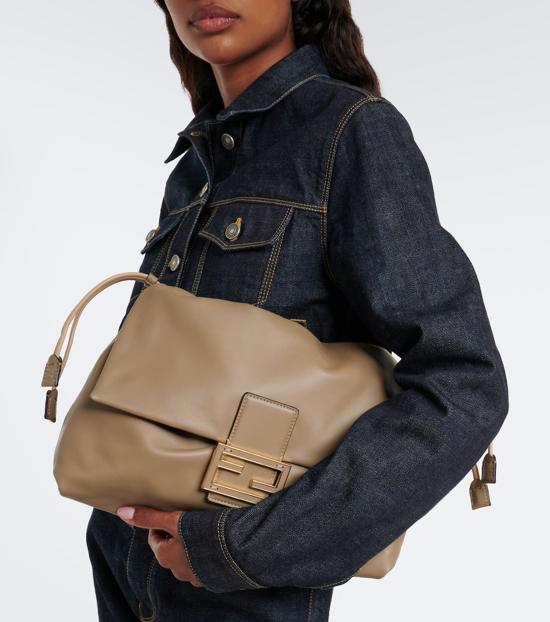 Fendi - Baguette® Soft Large leather shoulder bag
