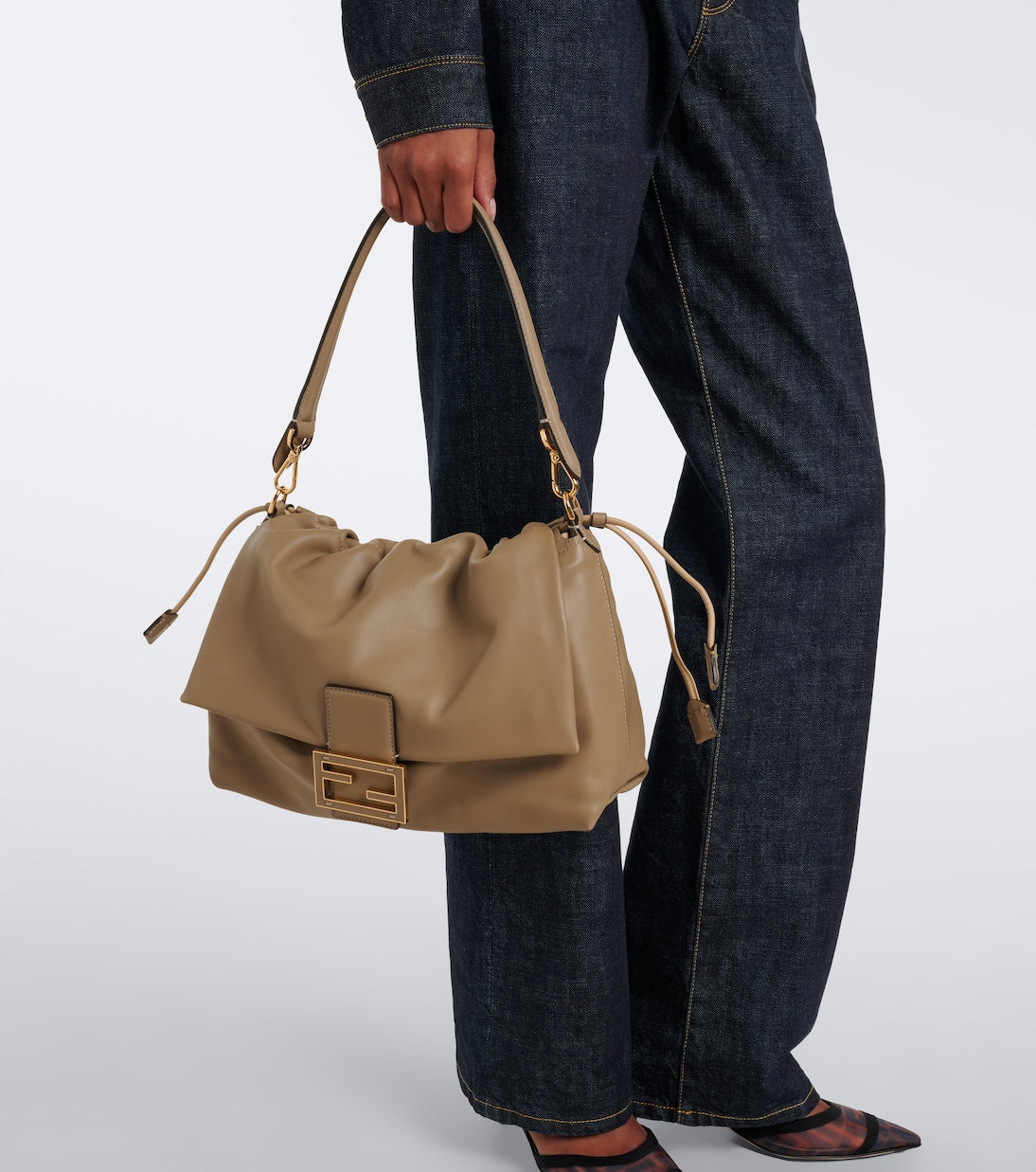 Fendi - Baguette® Soft Large leather shoulder bag