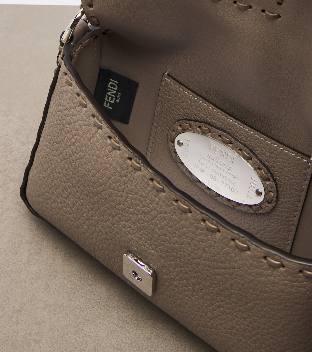 Fendi - Baguette® Mini leather top-handle bag