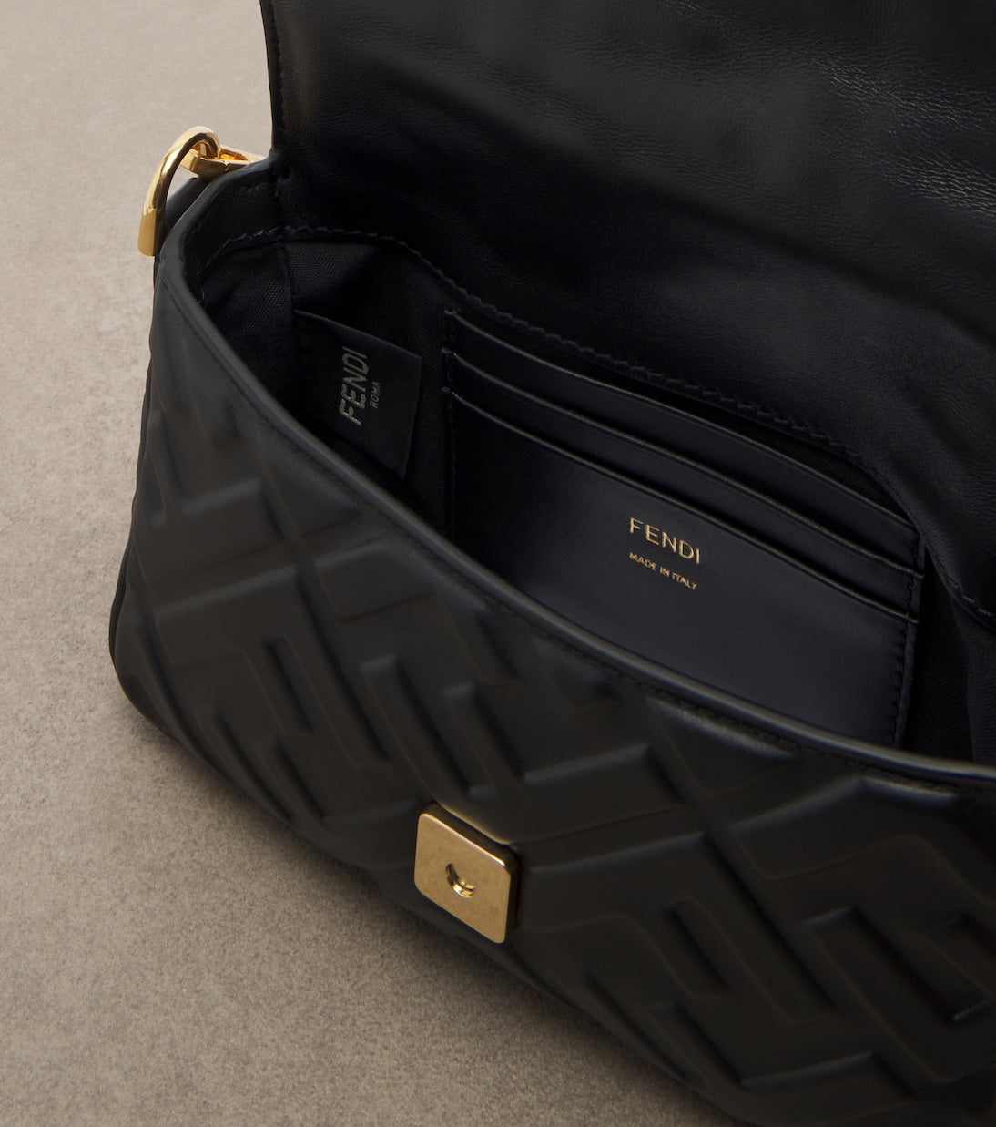 Fendi - Baguette® Mini leather top-handle bag
