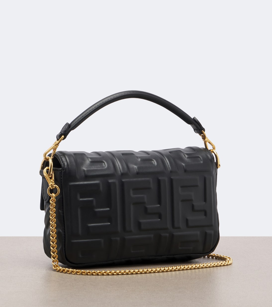 Fendi - Baguette® Mini leather top-handle bag