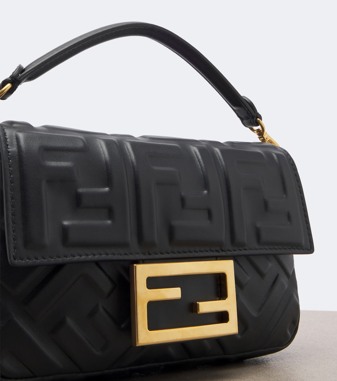 Fendi - Baguette® Mini leather top-handle bag