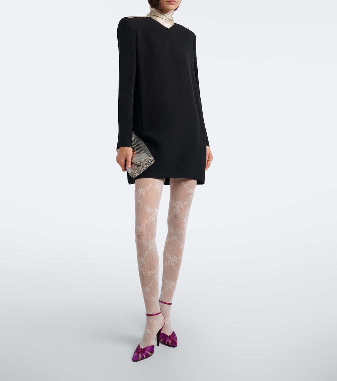 Wolford - Floral lace tights