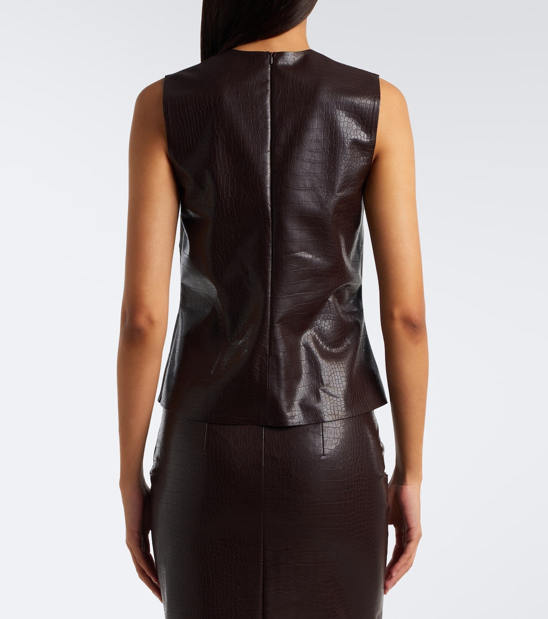 Wolford - Croc-effect top