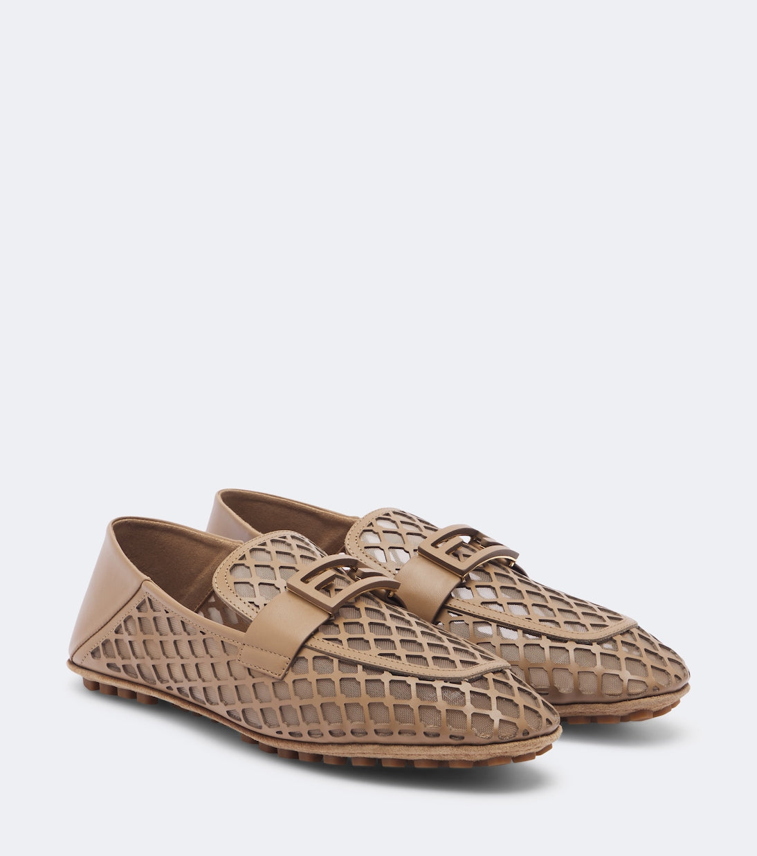 Fendi - Baguette leather driving shoes