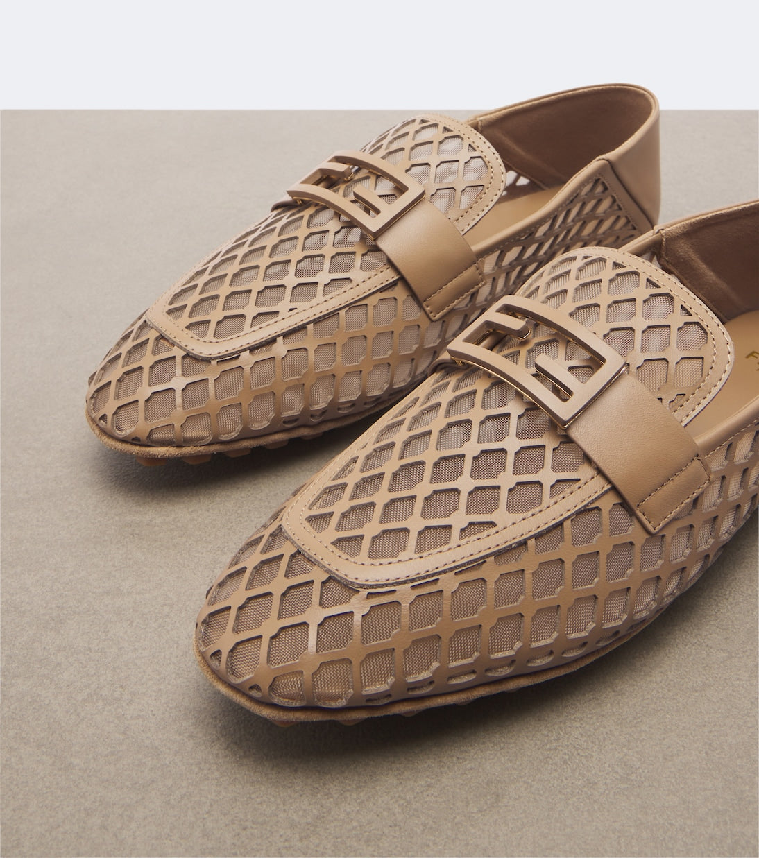 Fendi - Baguette leather driving shoes
