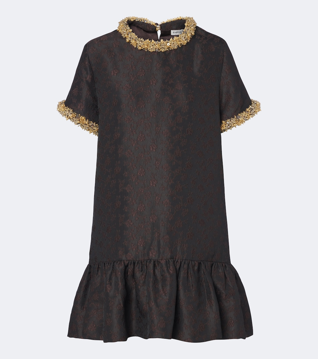Simkhai - Alison embellished jacquard minidress