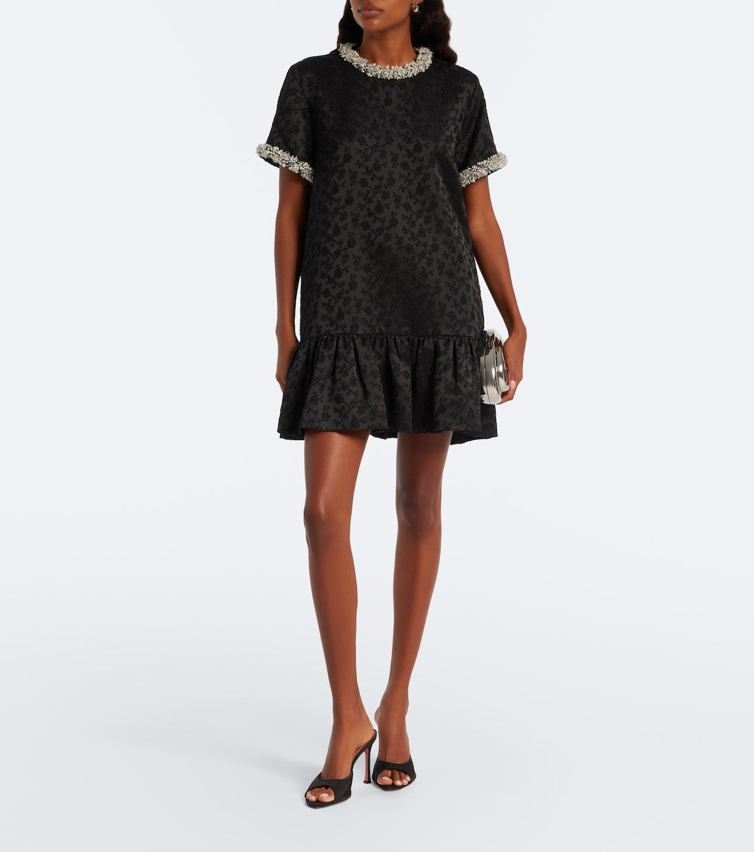 Simkhai - Alison embellished jacquard minidress