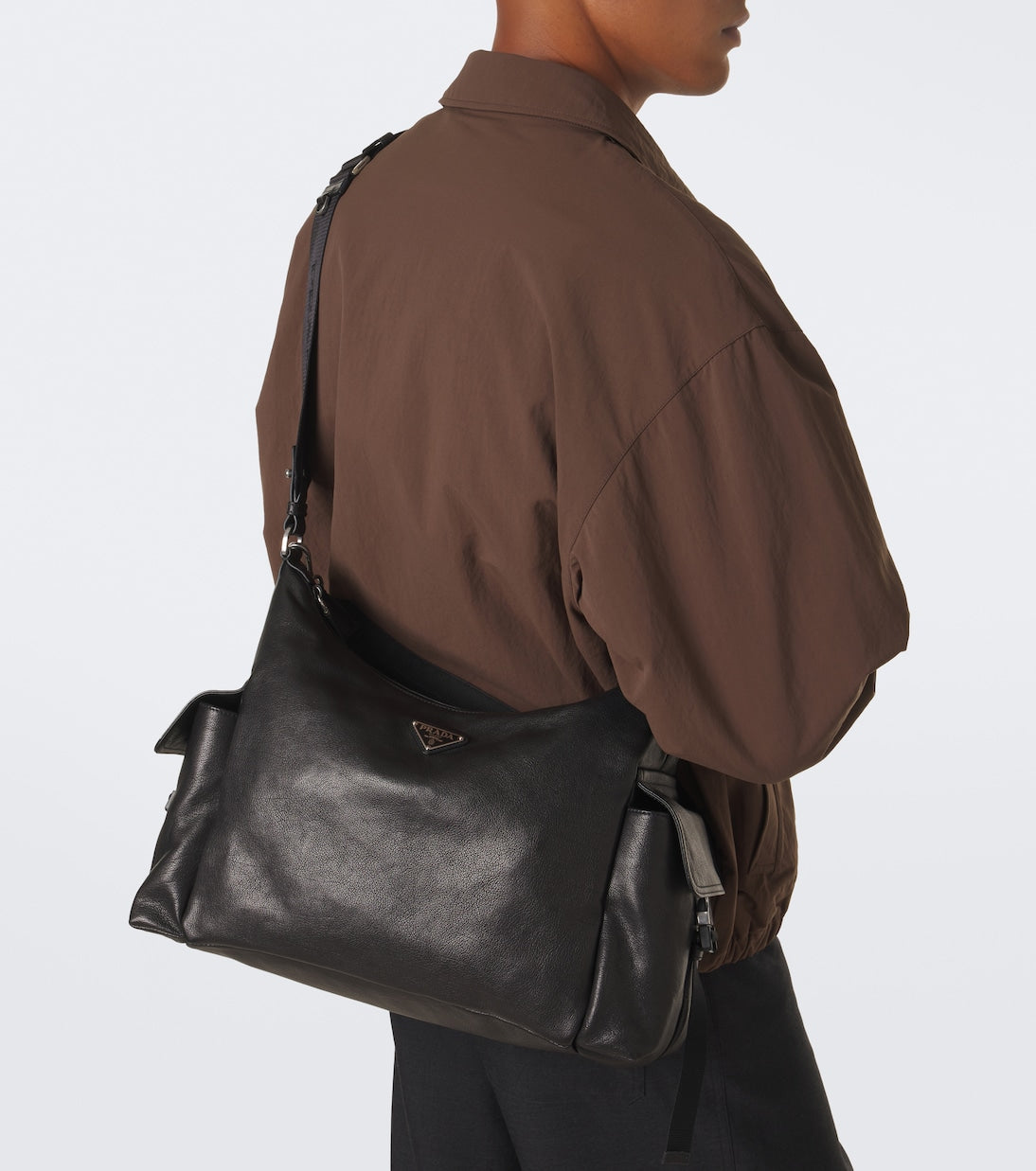 Prada - Explore leather shoulder bag