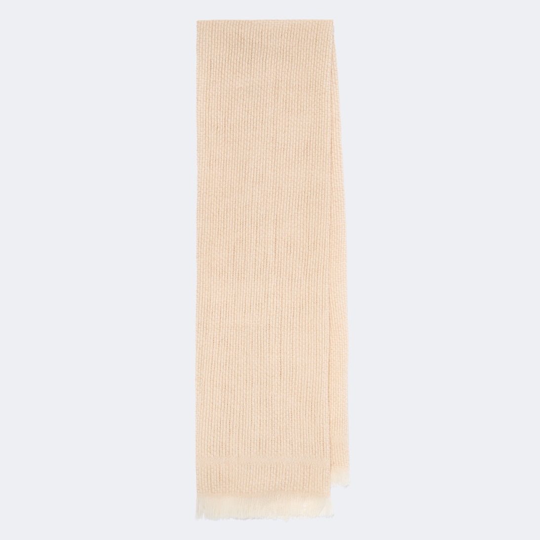 Stòffa - Fringed cashmere and linen scarf