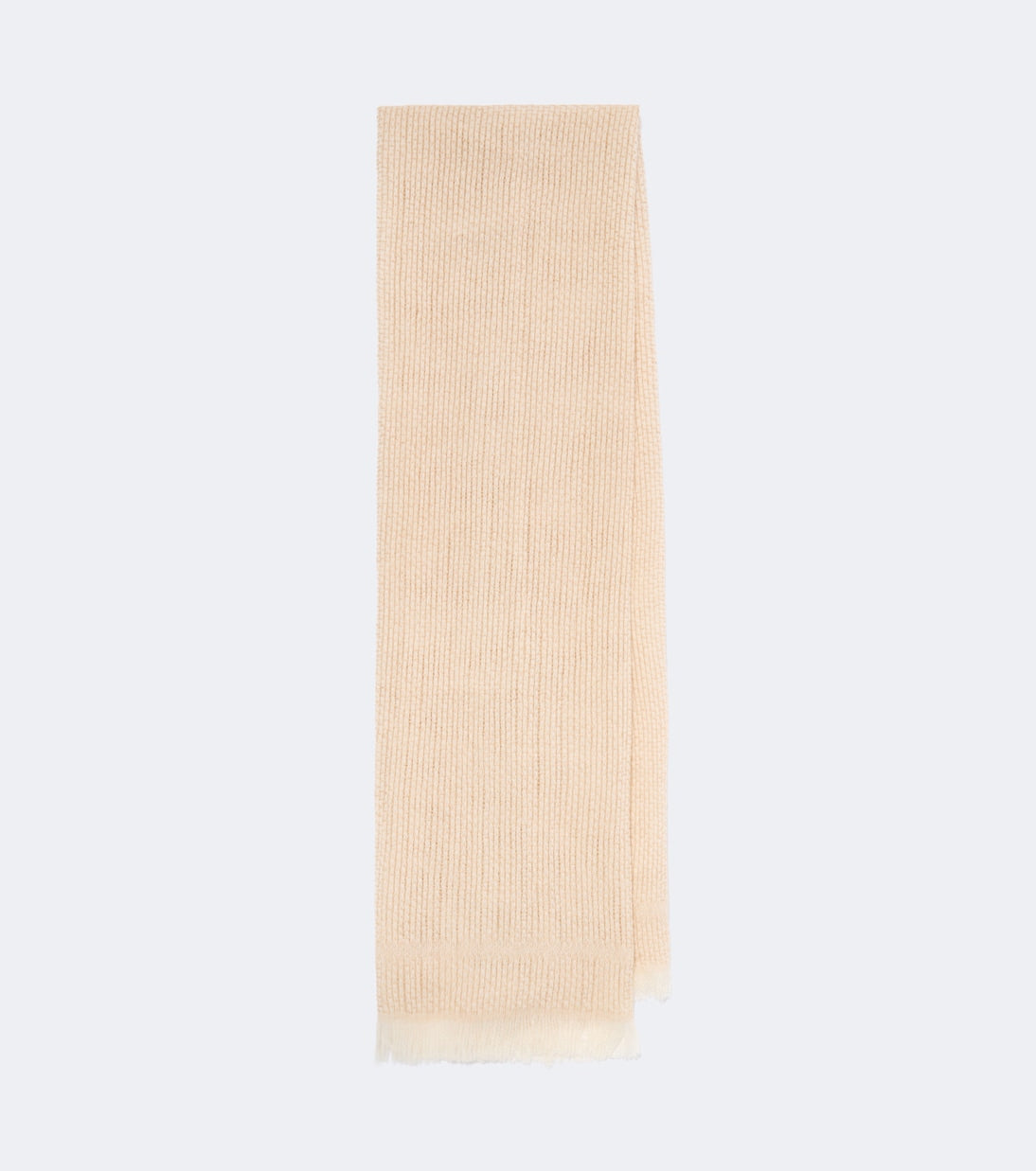 Stòffa - Fringed cashmere and linen scarf