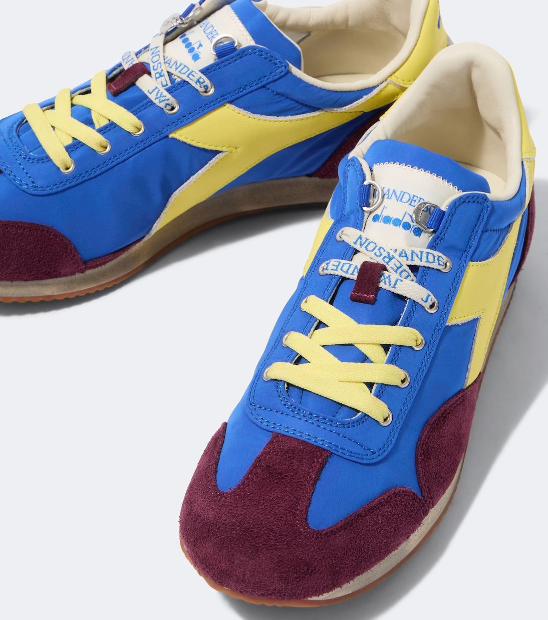 JW Anderson - x Diadora Equipe leather sneakers