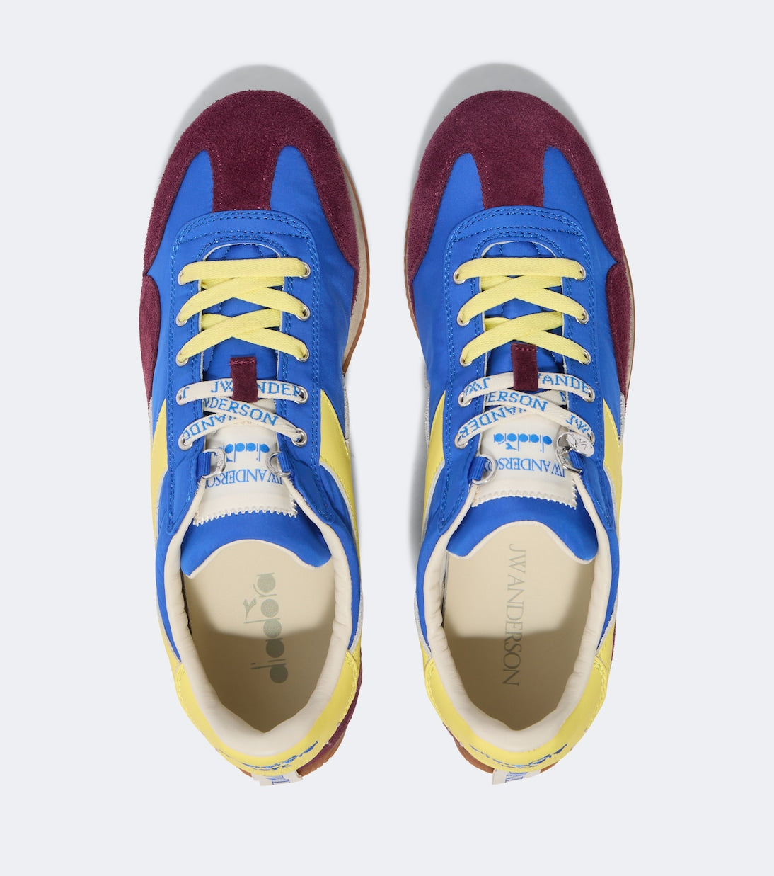 JW Anderson - x Diadora Equipe leather sneakers
