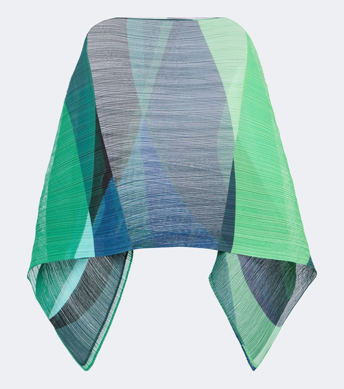 Pleats Please Issey Miyake - Orbit pleated shawl