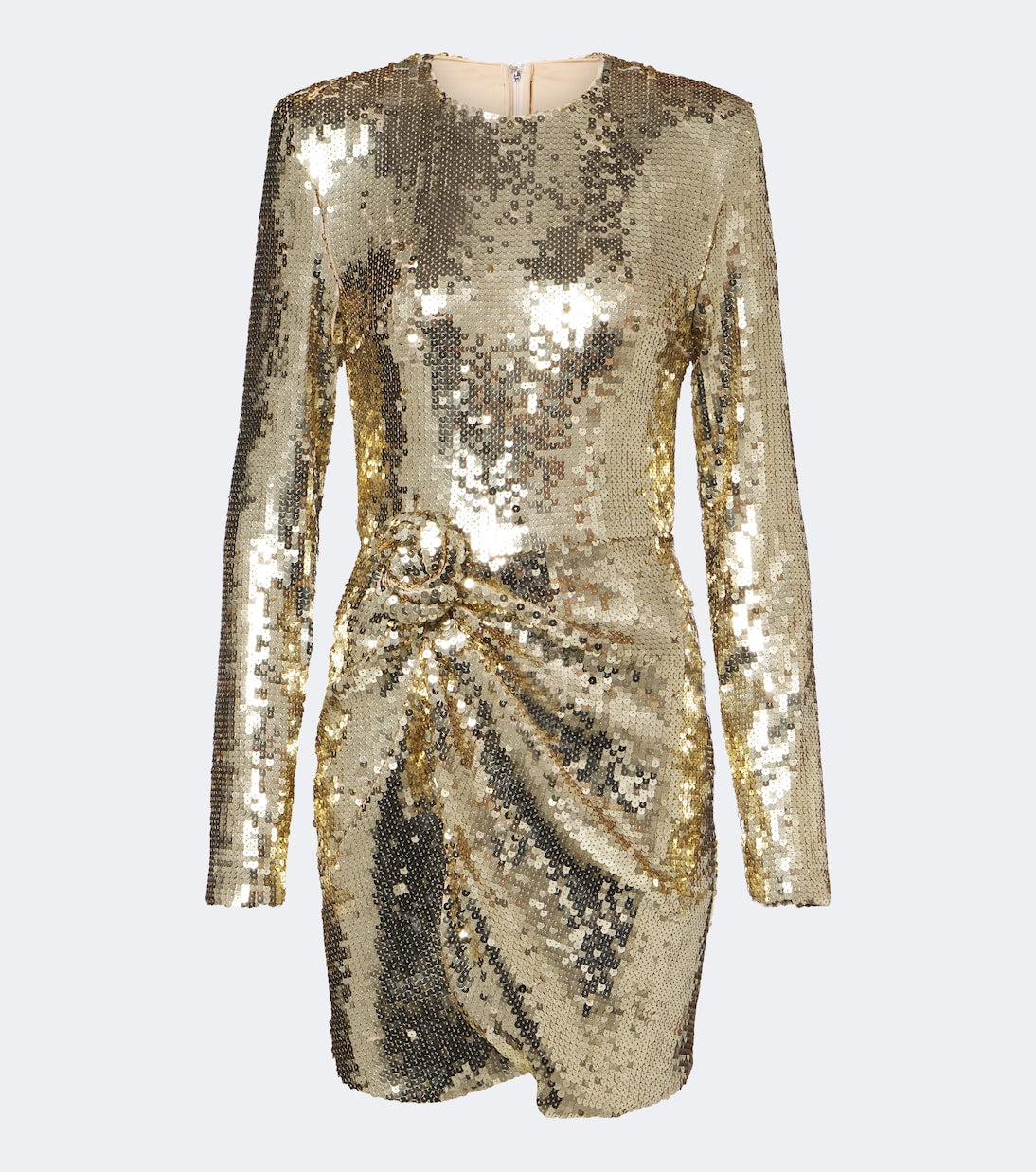 Rotate - Gathered sequined minidress