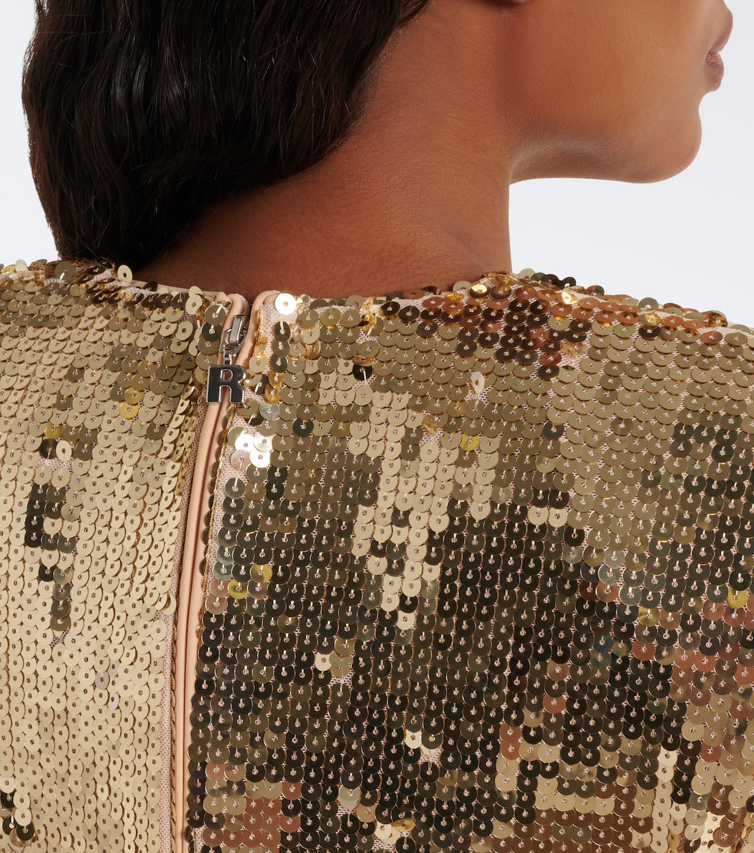 Rotate - Gathered sequined minidress