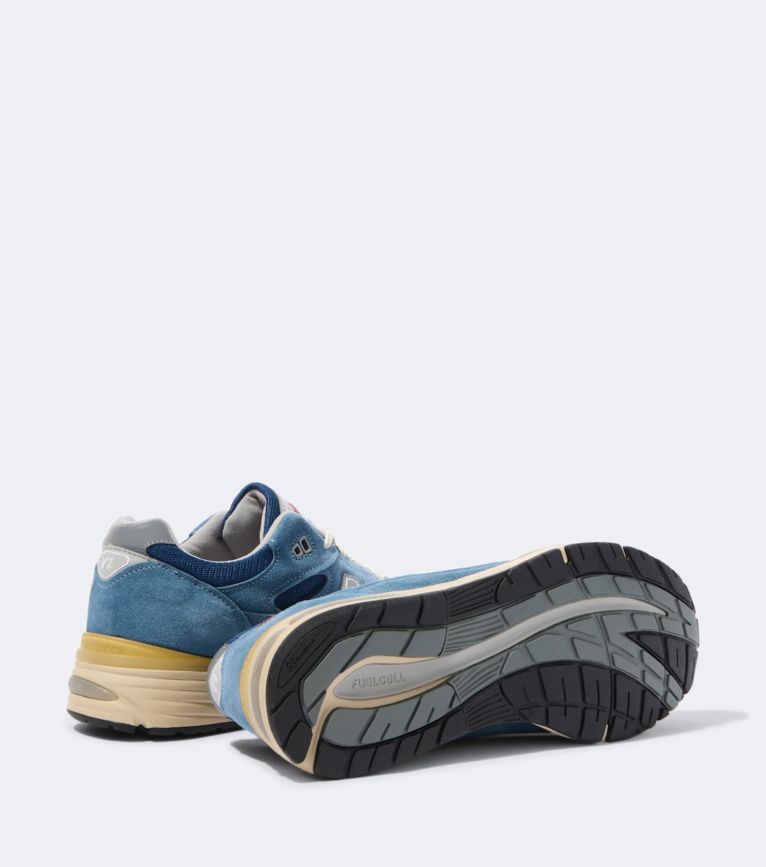 New Balance - Made in UK 991V1 suede-trimmed sneakers