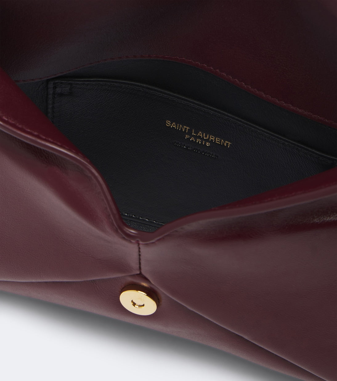 Saint Laurent - Cassandre Small leather pouch with strap