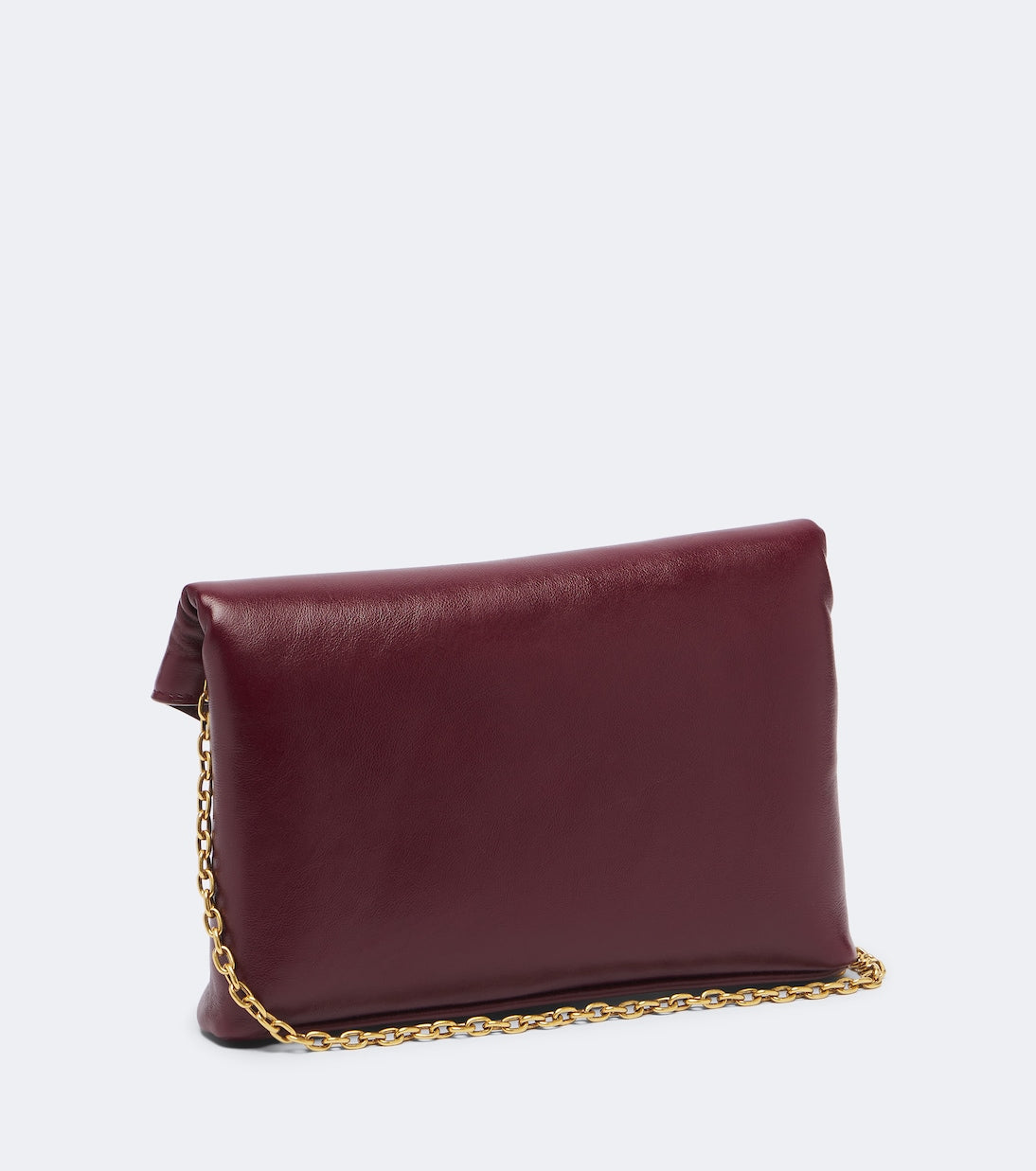 Saint Laurent - Cassandre Small leather pouch with strap