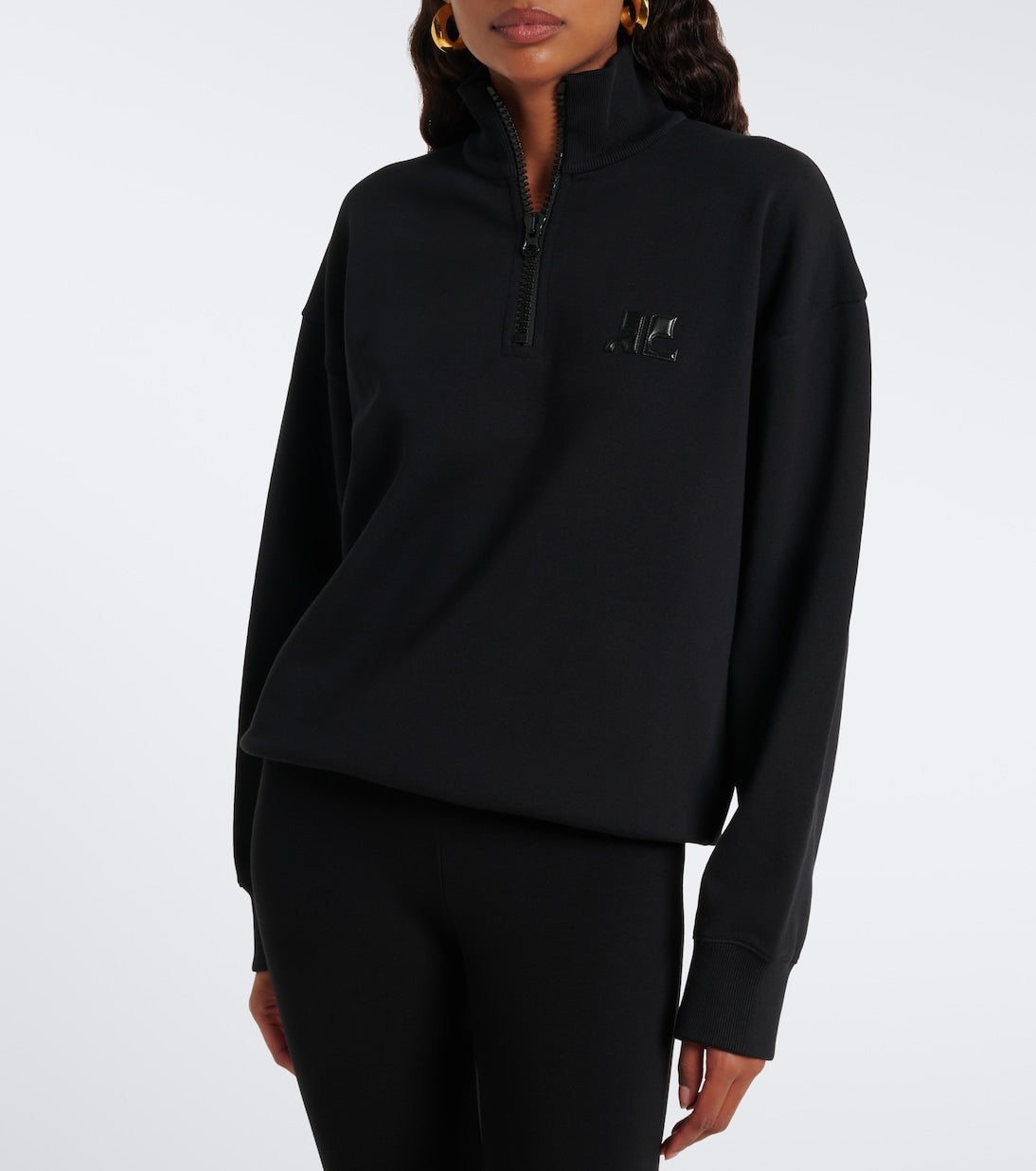 Courrèges - Cotton fleece sweatshirt