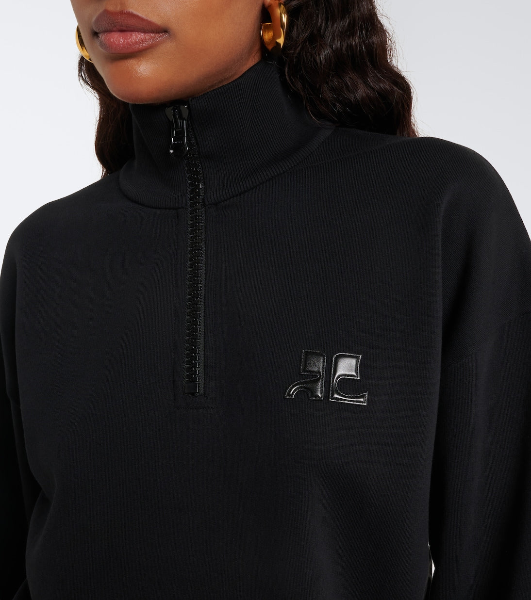 Courrèges - Cotton fleece sweatshirt