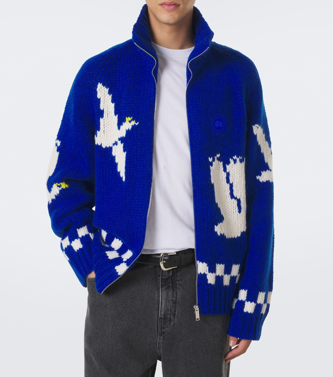 Canada Goose - Intarsia wool and alpaca zip-up sweater