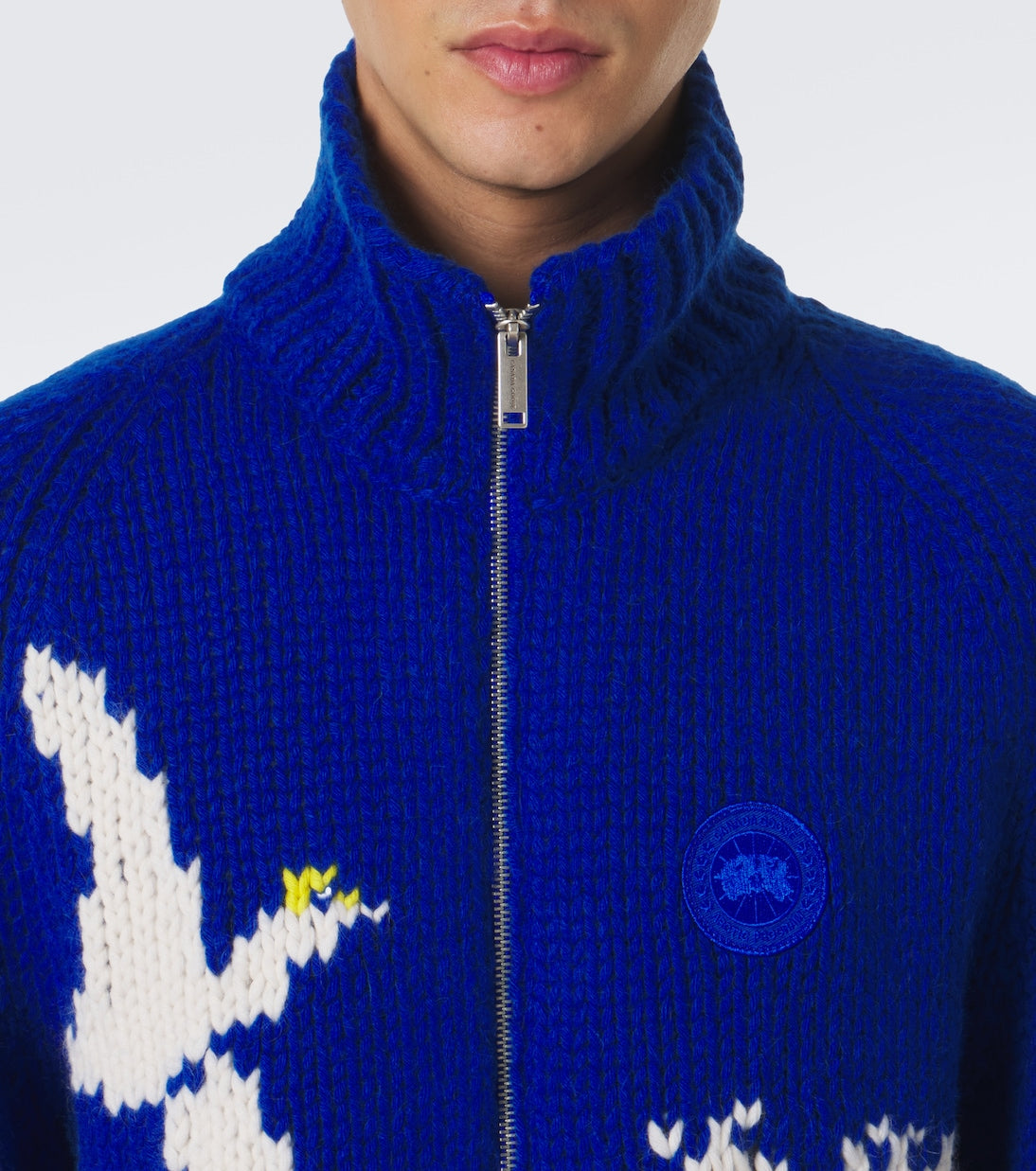Canada Goose - Intarsia wool and alpaca zip-up sweater