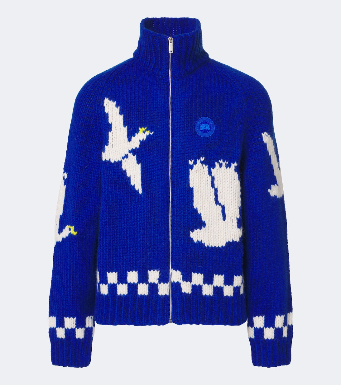 Canada Goose - Intarsia wool and alpaca zip-up sweater