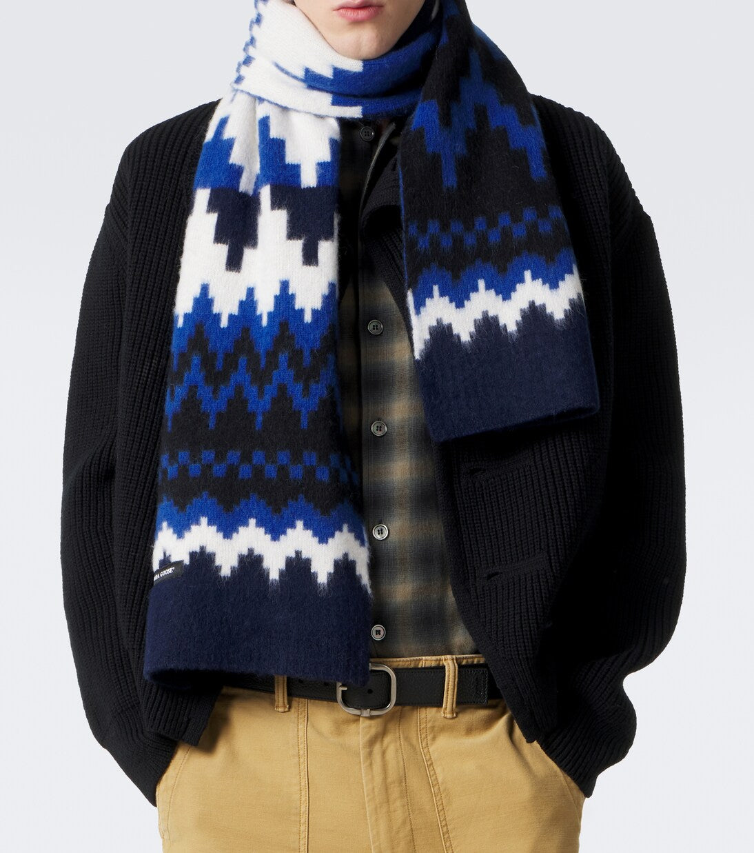 Canada Goose - Intarsia wool and alpaca scarf