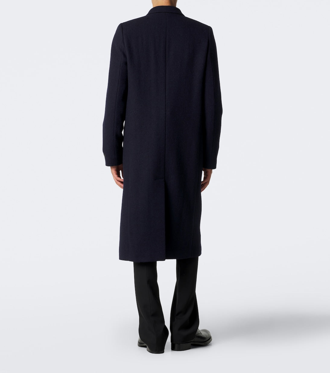 Prada - Double-breasted virgin wool coat