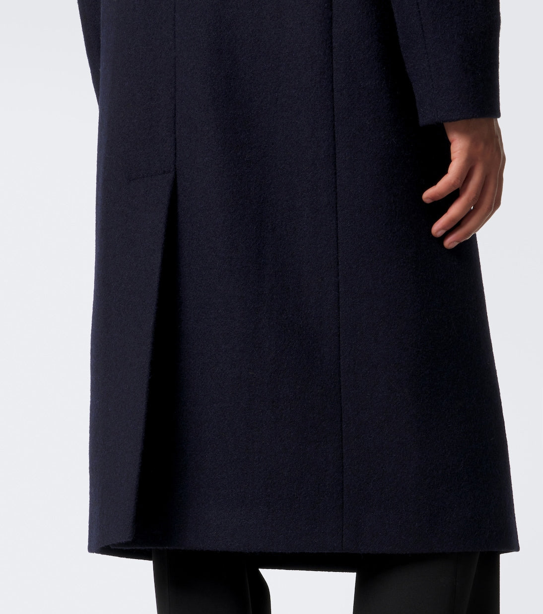 Prada - Double-breasted virgin wool coat