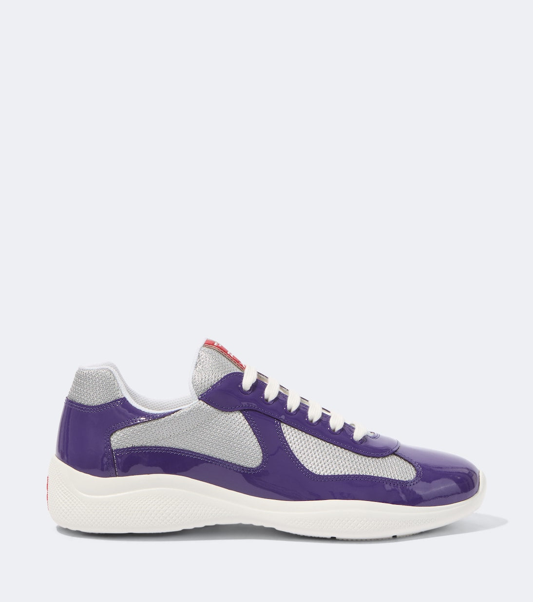 Prada - Prada America's Cup leather-trimmed sneakers