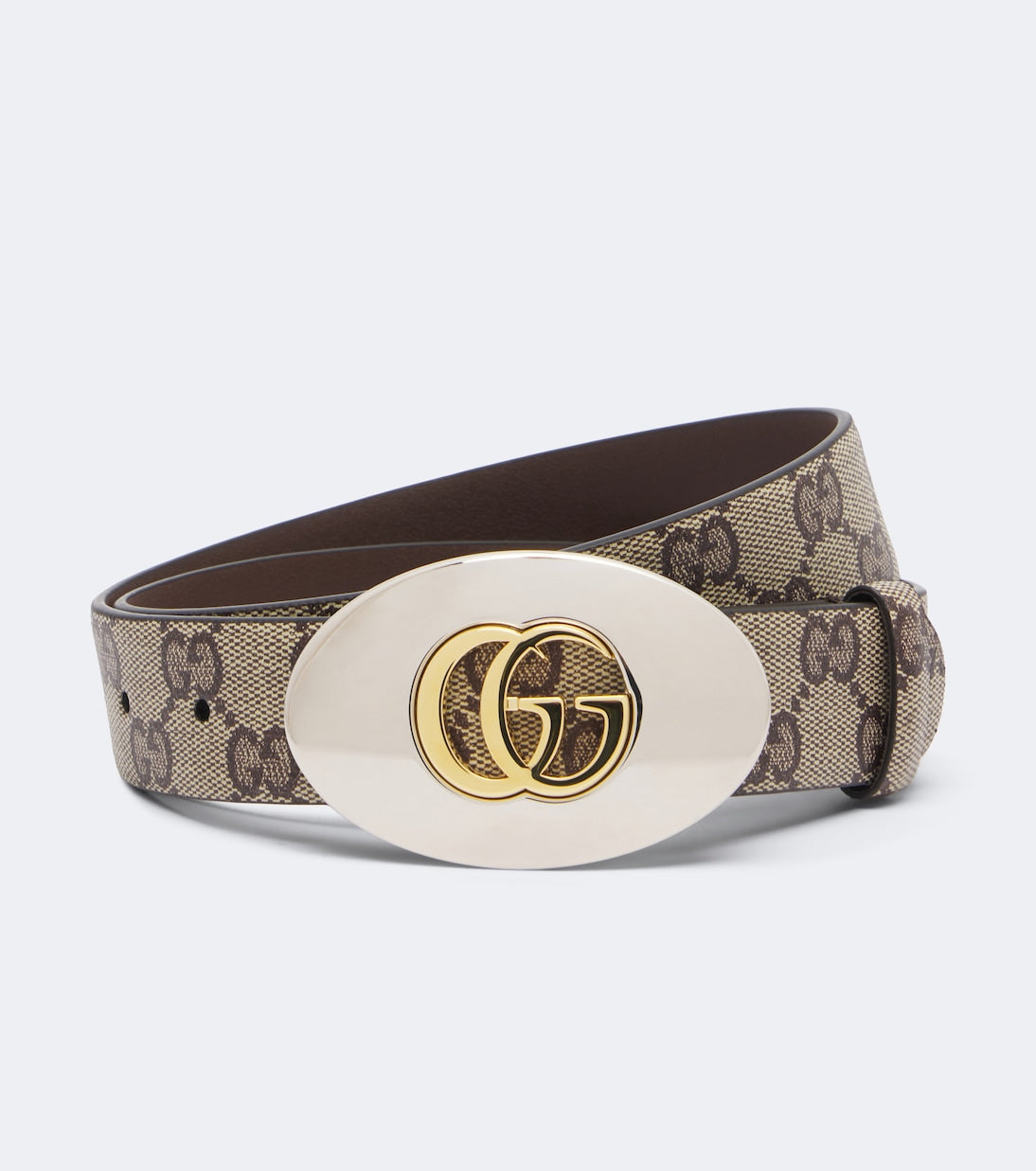 Gucci - Double G GG canvas belt
