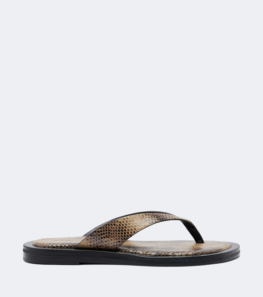 A.Emery - Marcelle snake-effect leather thong sandals