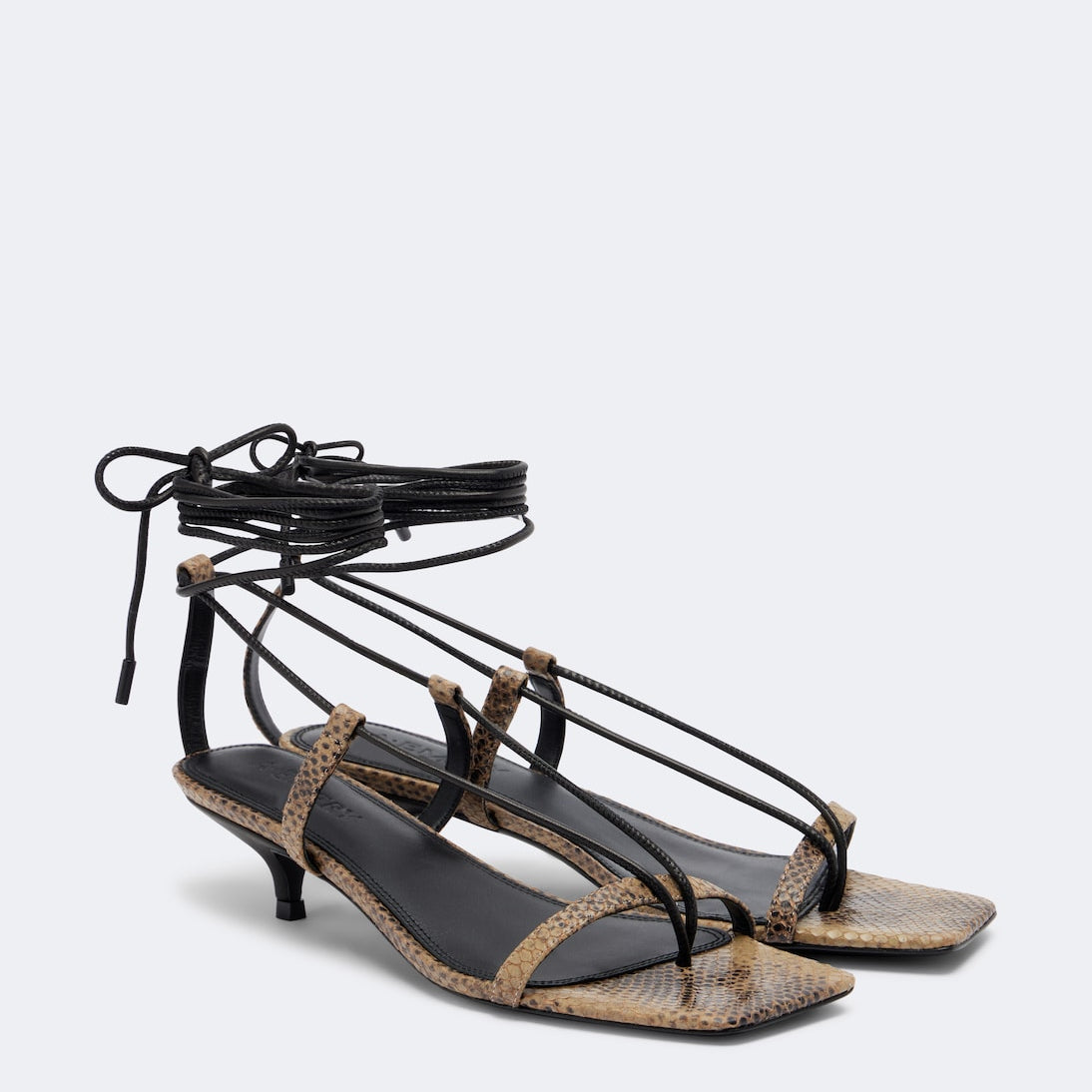A.Emery - Epps snake-effect leather sandals