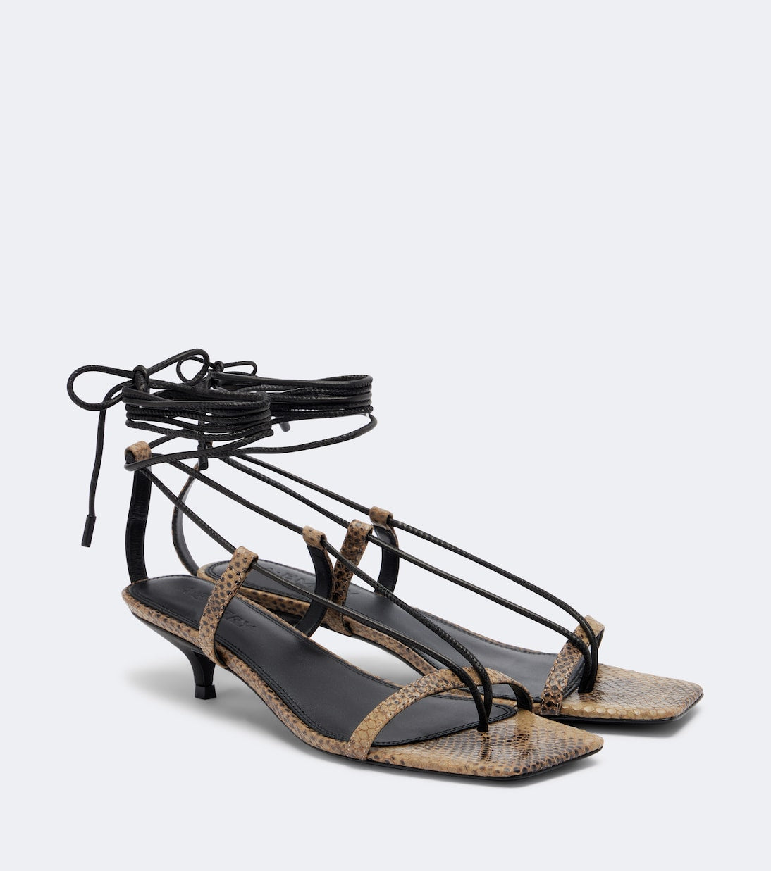 A.Emery - Epps snake-effect leather sandals
