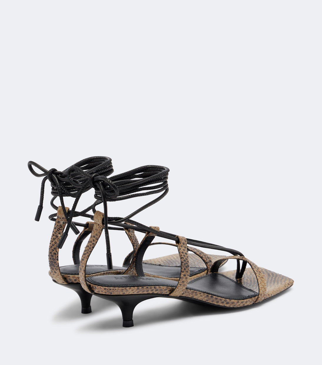 A.Emery - Epps snake-effect leather sandals