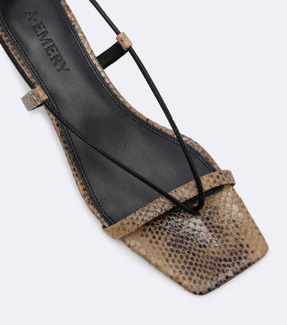 A.Emery - Epps snake-effect leather sandals