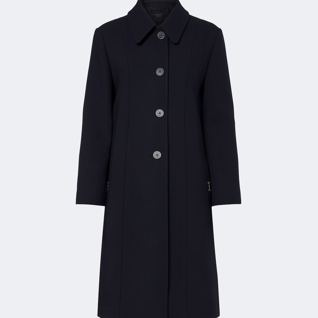 Gucci - Horsebit wool coat
