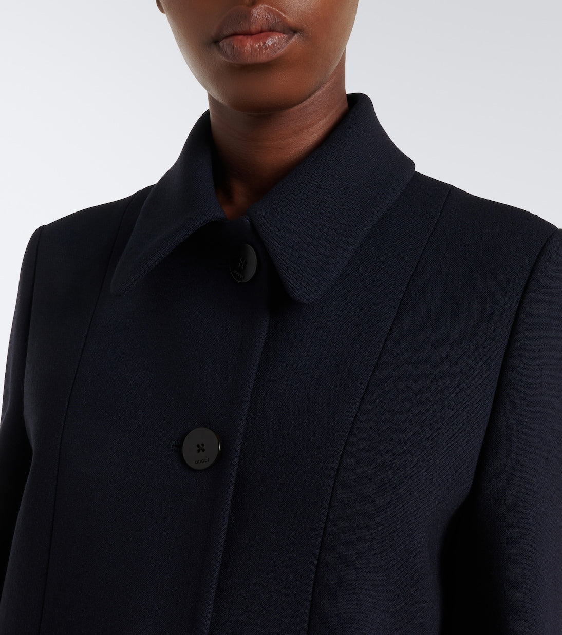 Gucci - Horsebit wool coat